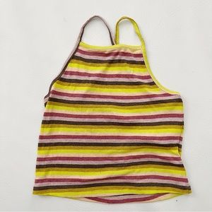 RVCA Striped Crop Top